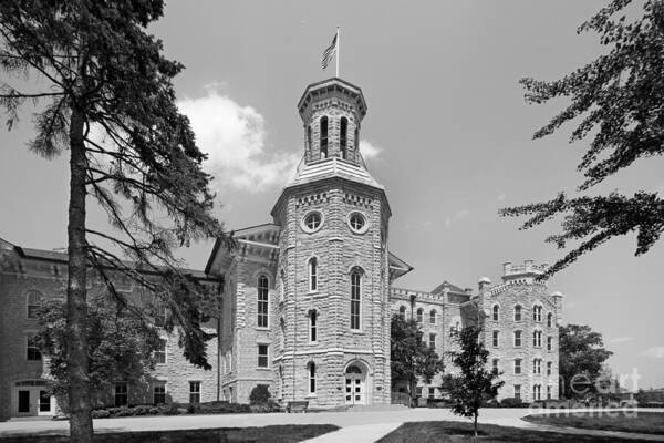 American Art Print featuring the photograph Wheaton College Blanchard Hall by University Icons