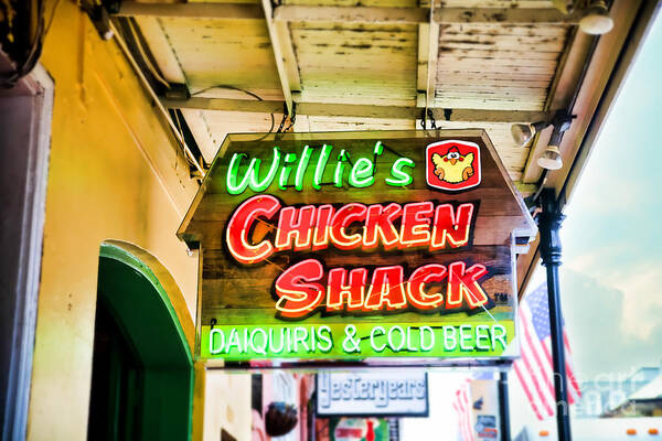 Urban Art Print featuring the photograph Willie's CHicken Shack by Sylvia Cook