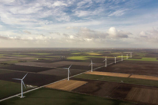 Environmental Conservation Art Print featuring the photograph Windmills by Photo By Hanneke Luijting