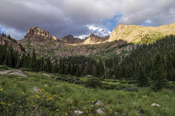 Windom Art Print featuring the photograph Windom Massif by Aaron Spong