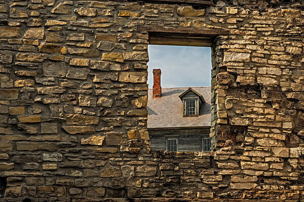 Historic State Park Art Print featuring the photograph Window in A Window by Paul Freidlund
