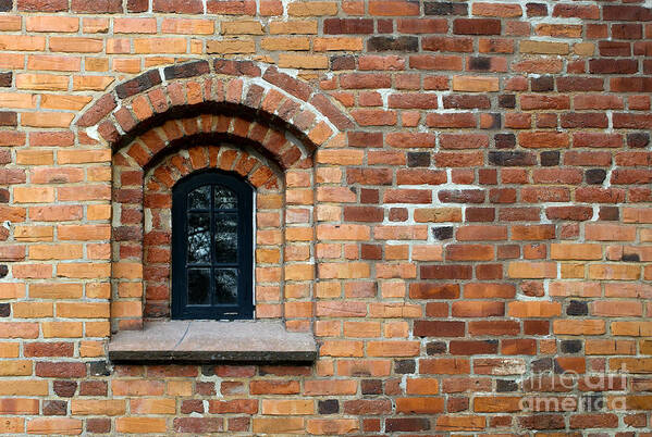 Window In The Wall Art Print featuring the photograph Window in the Wall by Torbjorn Swenelius