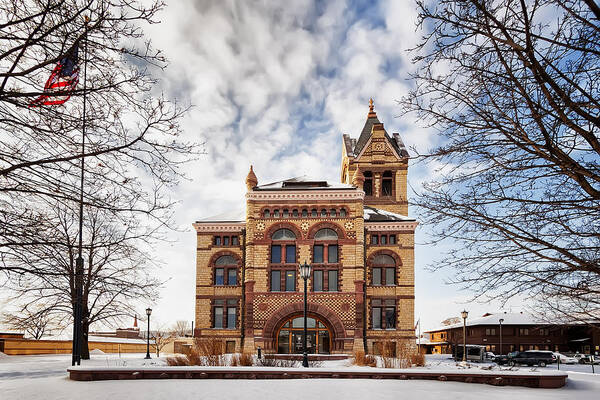 Winona Art Print featuring the photograph Winona County Courthouse by Al Mueller