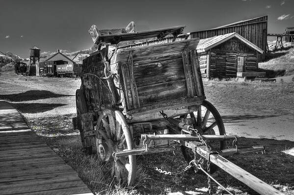 Photograph Art Print featuring the photograph Wooden Wagon by Richard Gehlbach