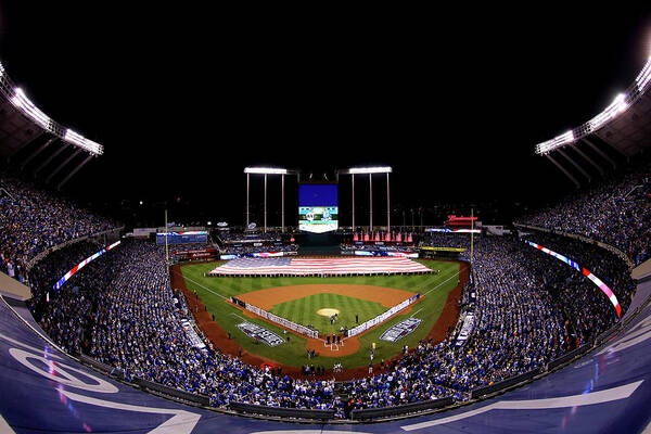 People Art Print featuring the photograph World Series - San Francisco Giants V by Alex Trautwig