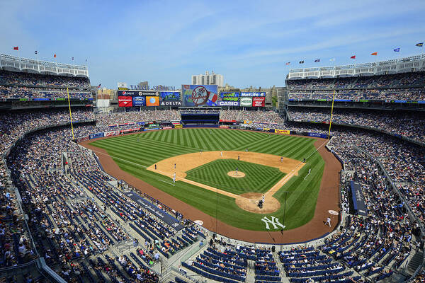 Mark Whitt Art Print featuring the photograph Yankee Stadium by Mark Whitt