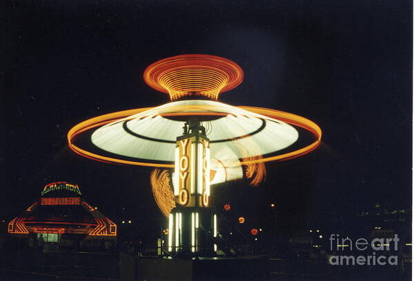 Carnival Art Print featuring the photograph Yo-Yo Carnival Ride by Crystal Nederman