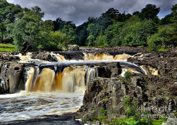 Waterfalls Art Print featuring the photograph Dales Waterfall by Martyn Arnold