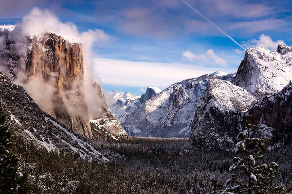 Yosemite Art Print featuring the photograph Yosemite Tunnel View by Alexis Birkill