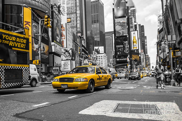 Nyc Art Print featuring the photograph Your Ride - ck by Hannes Cmarits