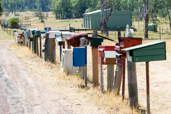 Letter Art Print featuring the photograph You've Got Mail by Nicholas Blackwell