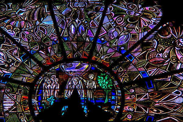 Stain Glass Art Print featuring the photograph The Color of Life by Rick Bragan