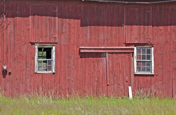 Americana Art Print featuring the photograph Weathered Red Farm Barn of New Jersey by David Letts