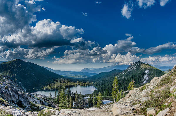 Klamath Mountains Art Print featuring the photograph Above Castle Lake #1 by Greg Nyquist