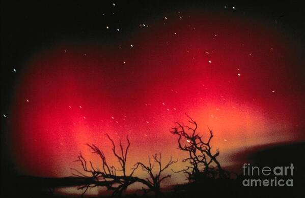 Science Art Print featuring the photograph Aurora Australis, Southern Lights #1 by Science Source