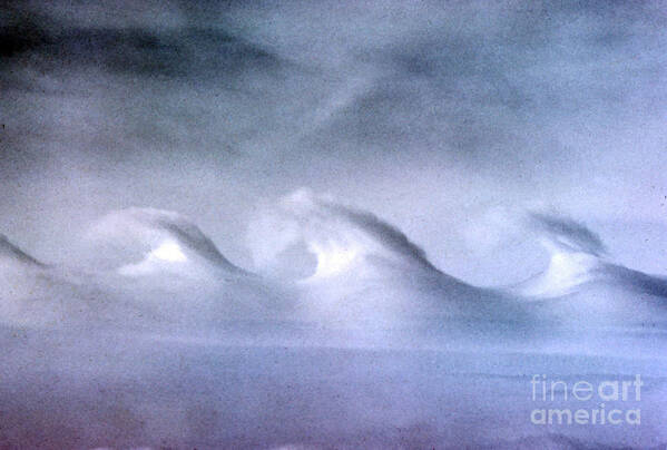 Science Art Print featuring the photograph Kelvin-helmholtz Wave Clouds #3 by Science Source