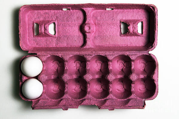 Egg Carton Art Print featuring the photograph 10 More Eggs Equals A Dozen by Photo Researchers, Inc.