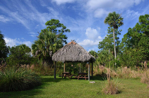  Art Print featuring the photograph 12- Chickee Hut by Joseph Keane