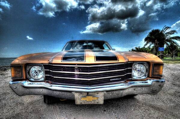 1972 Art Print featuring the photograph 1972 Chevelle by David Morefield