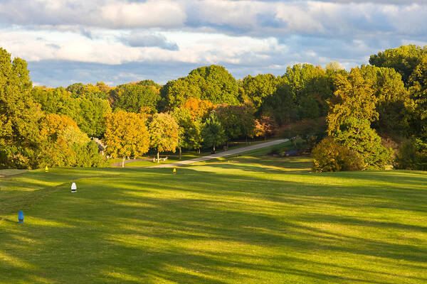 1st Hole Art Print featuring the photograph 1st Hole at Clarksville CC by Ed Gleichman