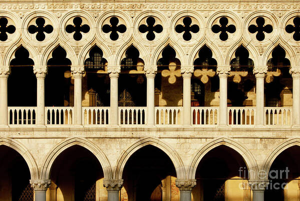  Ducal Art Print featuring the photograph Doges Palace #2 by Brian Jannsen