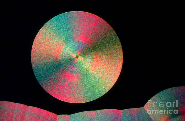 Chemistry Art Print featuring the photograph Vitamin C Crystal #4 by M I Walker