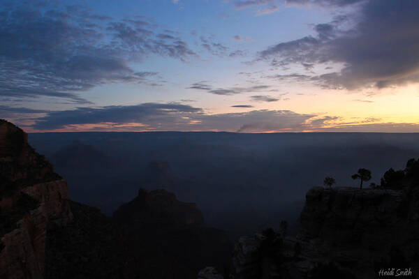 Grand Canyon Art Print featuring the photograph 24 Minutes To Sunrise by Heidi Smith