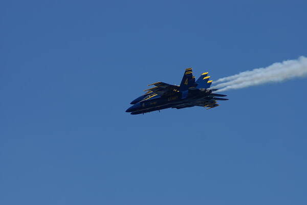 Blue Angels Art Print featuring the photograph 4 Blue Angels by Jerry Cahill