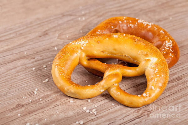 Munich Art Print featuring the photograph German pretzel #4 by Sabino Parente
