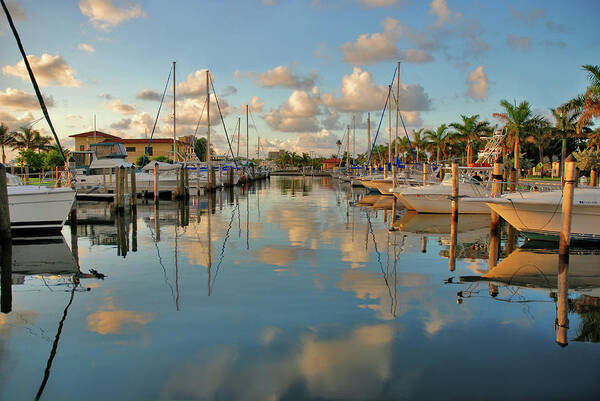 Lake Park Marina Art Print featuring the photograph 4- Lake Park Marina by Joseph Keane