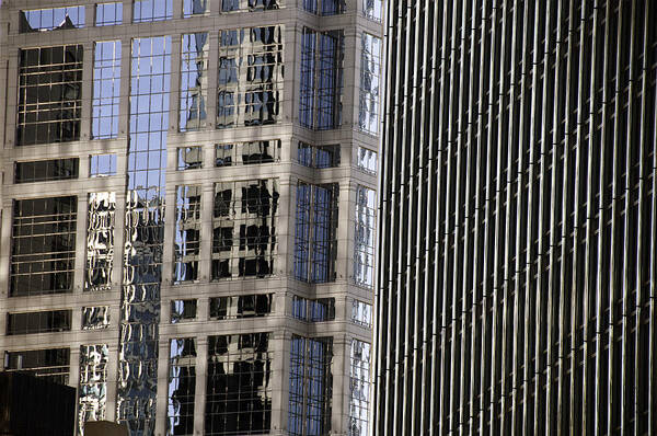 Chicago Reflections Art Print featuring the photograph Chicago Architecture #7 by Paul Plaine