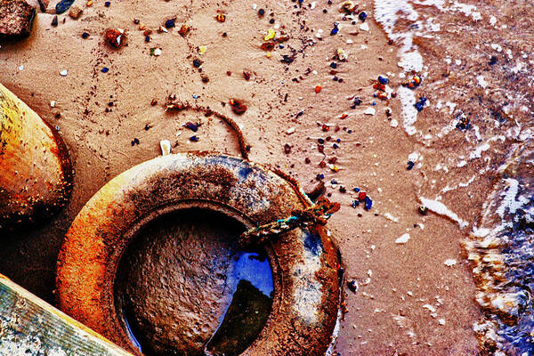 Life Preserver Art Print featuring the photograph A Life Ring by Kelly Reber