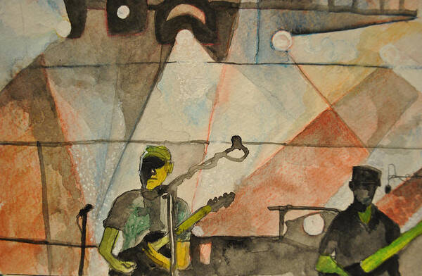 Umphrey's Mcgee Art Print featuring the painting Abstract Special by Patricia Arroyo