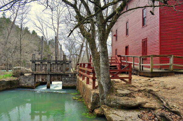 Mill Art Print featuring the photograph Alley Spring Mill 34 by Marty Koch