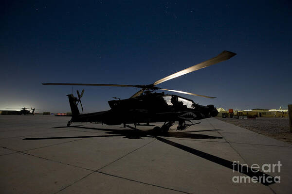 Ah-64 Art Print featuring the photograph An Ah-64d Apache Longbow Block IIi by Terry Moore