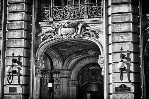 Us Art Print featuring the photograph Ansonia Building Detail 4 by Val Black Russian Tourchin