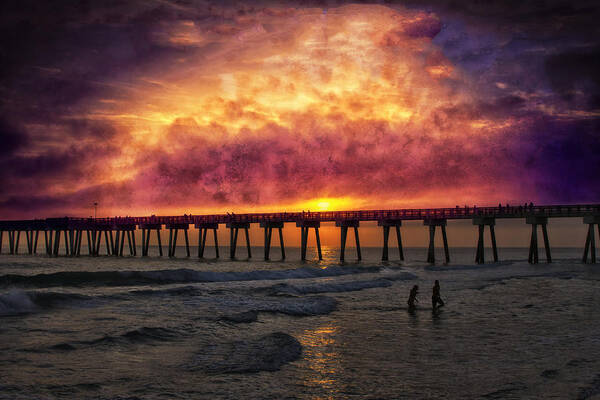 Sunset Art Print featuring the photograph At My Most Beautiful by Marc Parker