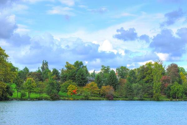  Art Print featuring the photograph Autumn's Beauty at Hoyt Lake by Michael Frank Jr