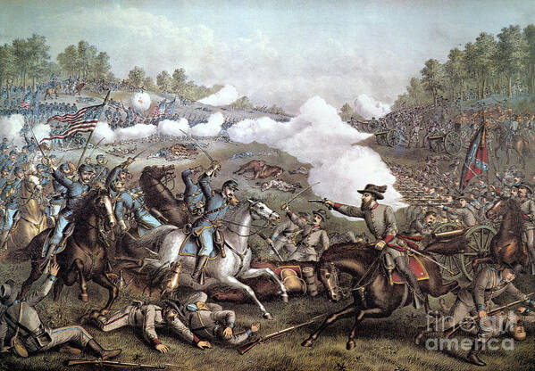 1893 Art Print featuring the photograph Battle Of Winchester, by Granger