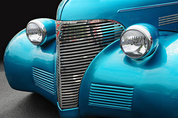 Chevrolet Art Print featuring the photograph Blue Chevrolet by Dave Mills