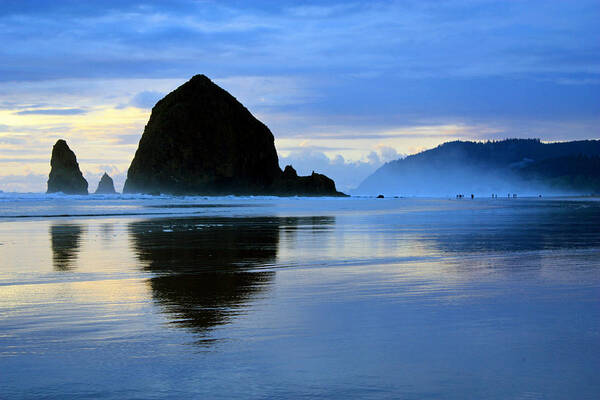 Beach Art Print featuring the photograph Blue by Kami McKeon