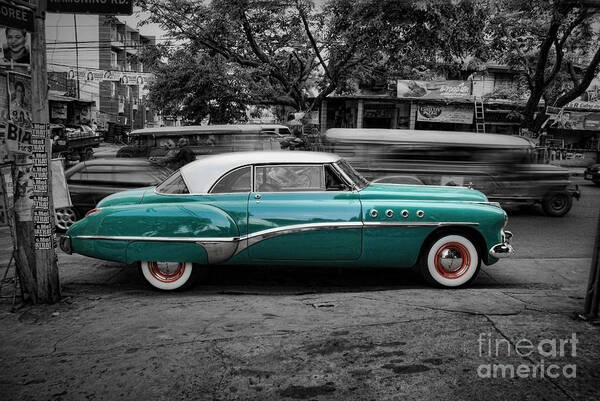 Photography Art Print featuring the photograph Buick Eight Roadmaster by Yhun Suarez