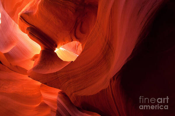 Arizona Art Print featuring the photograph Canyon Eye by Bob and Nancy Kendrick