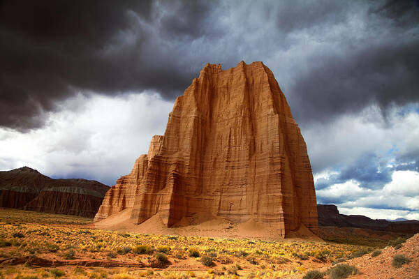 Capitol Reef National Art Print featuring the photograph Capitol Reef National Park Cathedral Valley by Mark Smith