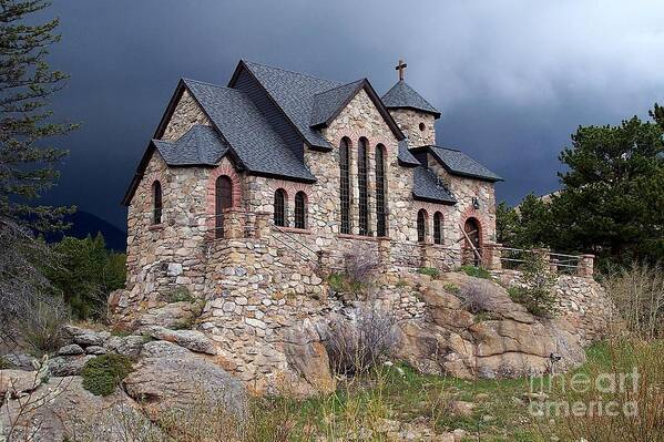 Churches Art Print featuring the photograph Chapel on the Rocks No. 1 by Dorrene BrownButterfield