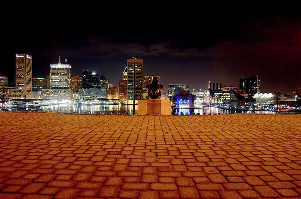Baltimore Art Print featuring the photograph Charm City Skyline by La Dolce Vita