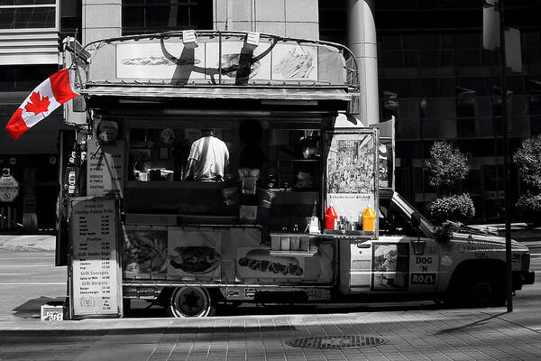 Chips Art Print featuring the photograph Chip Wagon by Andrew Fare