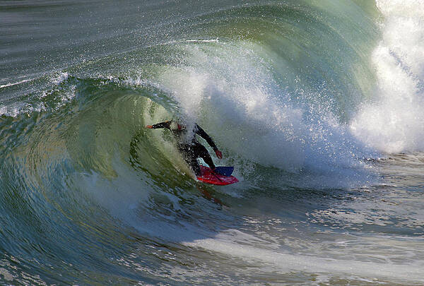 Surf Art Print featuring the photograph Curled by Joe Schofield