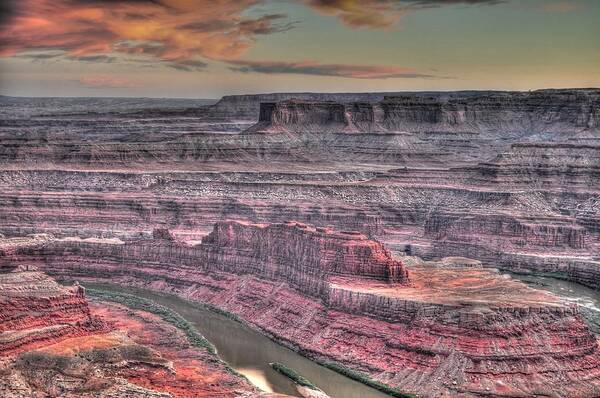 Canyon Art Print featuring the photograph Dead Horse Point - Almost Sunset by Bruce Friedman
