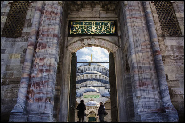 Gate Art Print featuring the photograph Enter by Joan Carroll